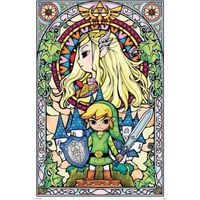 AFFICHE - POSTER Poster 79 The legend of zelda - Stained glass AFFICHE - POSTER Poster 79 The legend of zelda - Stained glass