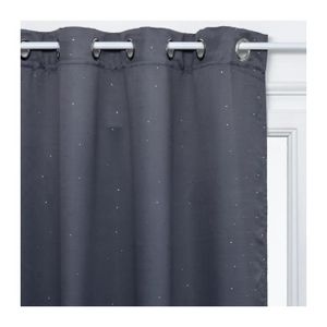 Rideaux Gris Motif - 