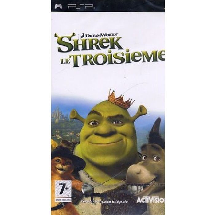 SHREK LE TROISIEME / JEU CONSOLE PSP   Achat / Vente PSP SHREK LE