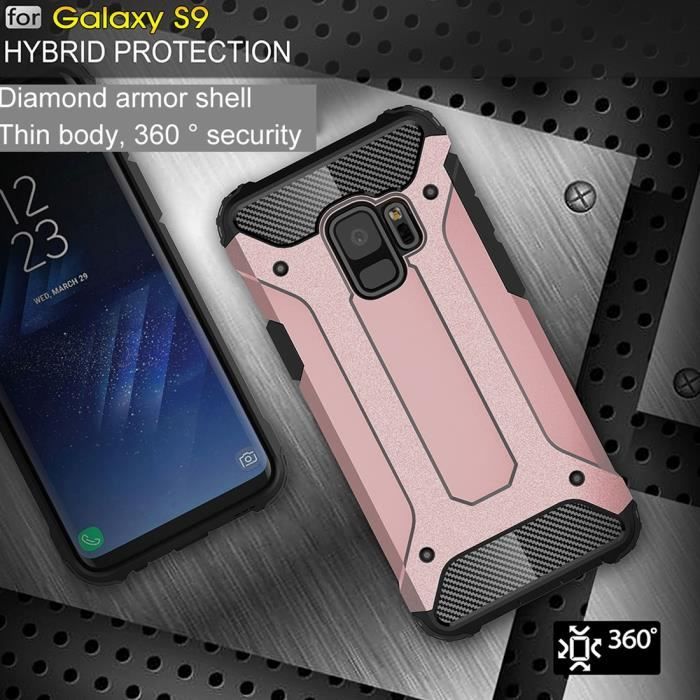 coque pour samsung galaxy s9 antichoc rose coque pour samsung galaxy s9 antichoc rose