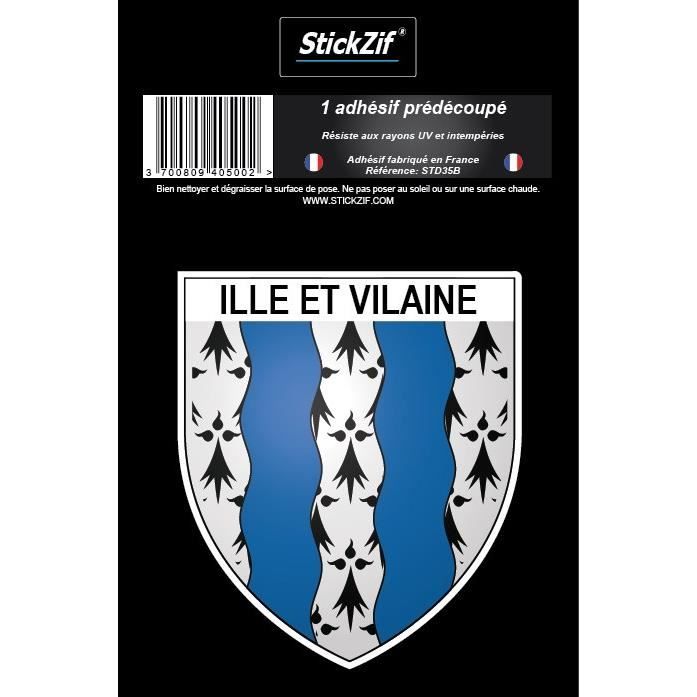 STICKZIF 1 Adhésif Blason Ille Et Vilaine STD35B