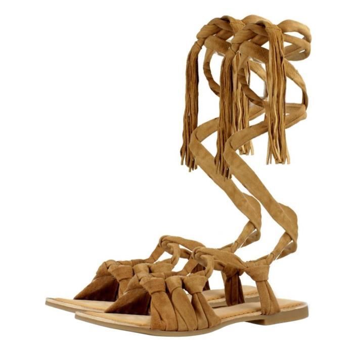GIOSEPPO Sandales Taupe Femme