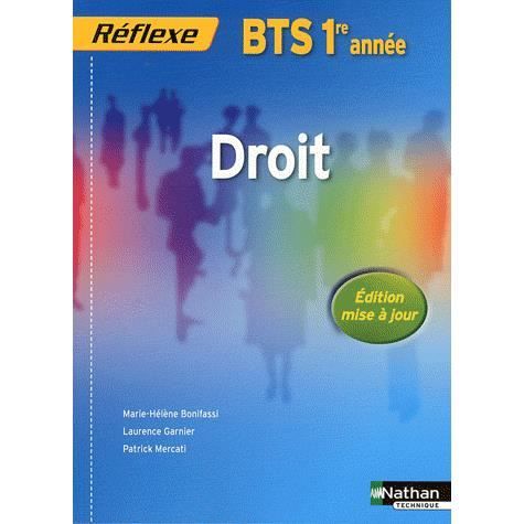 DROIT ; BTS 1ERE ANNEE ; ELEVE (EDITION 2011)   Achat / Vente livre