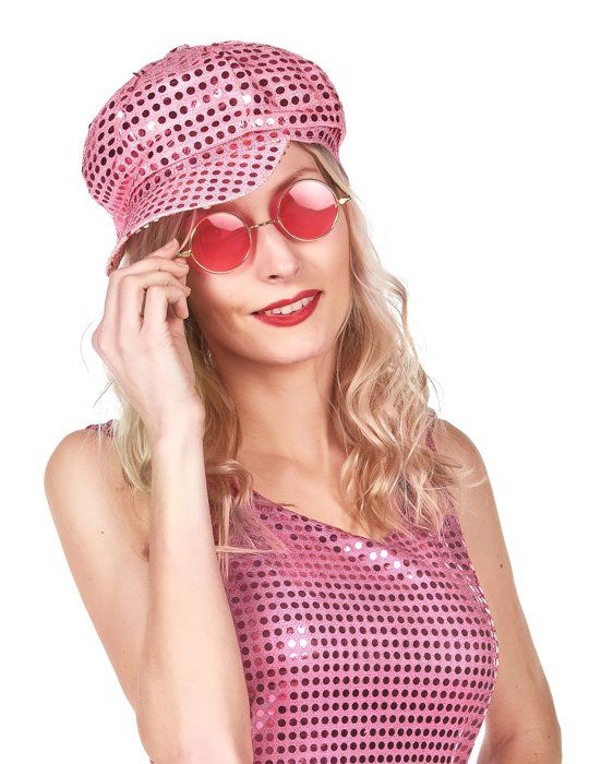 ATOSA Casquette Disco Rose Paillette