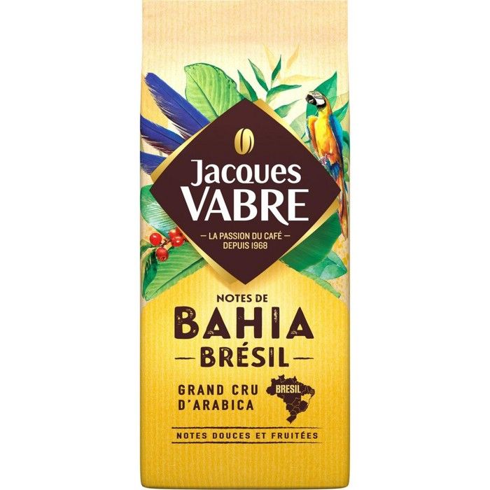 JACQUES VABRE Café moulu Bahia - 250 g