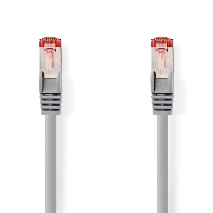 Càble Réseau Cat 6 S-FTP | RJ45 Màle - RJ45 Màle | 1,0 m | Gris ALPEXE-1117