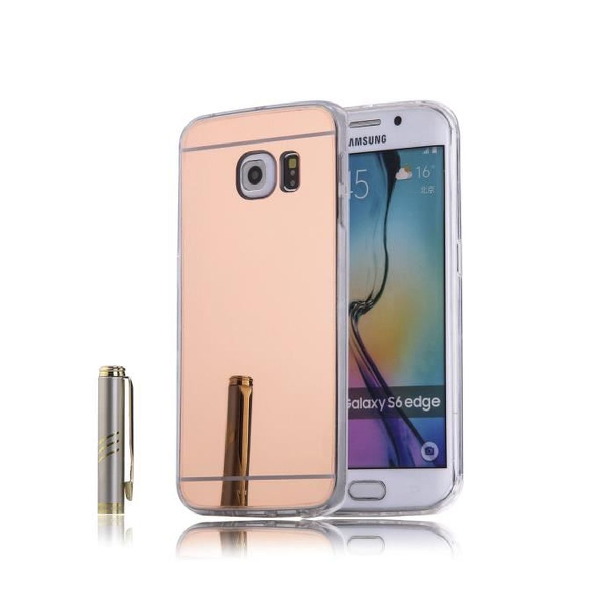 coque galaxy s6 rose or coque galaxy s6 rose or