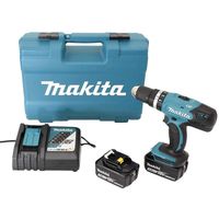 PERCEUSE MAKITA Perceuse à percussion DHP453RFX4 avec 2 bat PERCEUSE MAKITA Perceuse à percussion DHP453RFX4 avec 2 bat