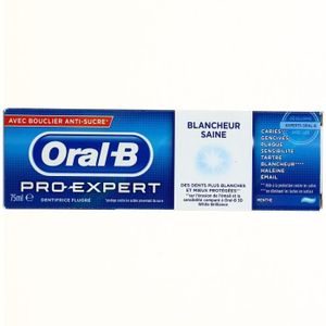 ORAL B Dentifrice Pro Expert Blancheur Saine 75 ml ORAL B Dentifrice Pro Expert Blancheur Saine 75 ml