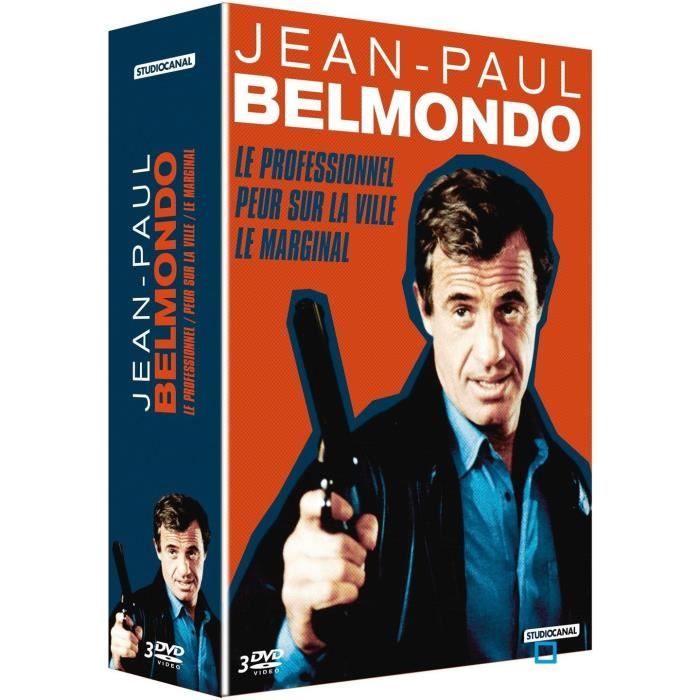 Dernier Film Avec Jean Paul Belmondo DVD Pack Jean-Paul Belmondo : Le professionnel + Peur sur la ville + Le