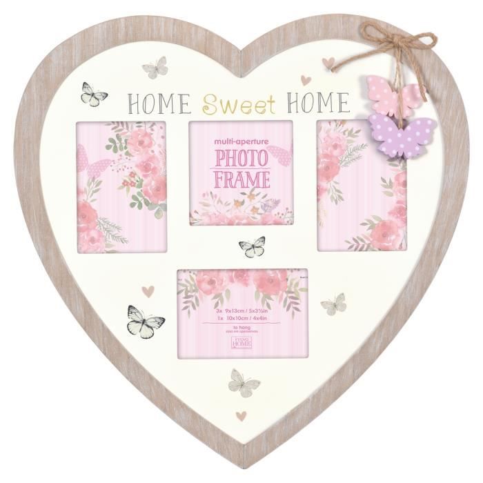 Multi vues Heart and Butterflies - Bois - CŒur