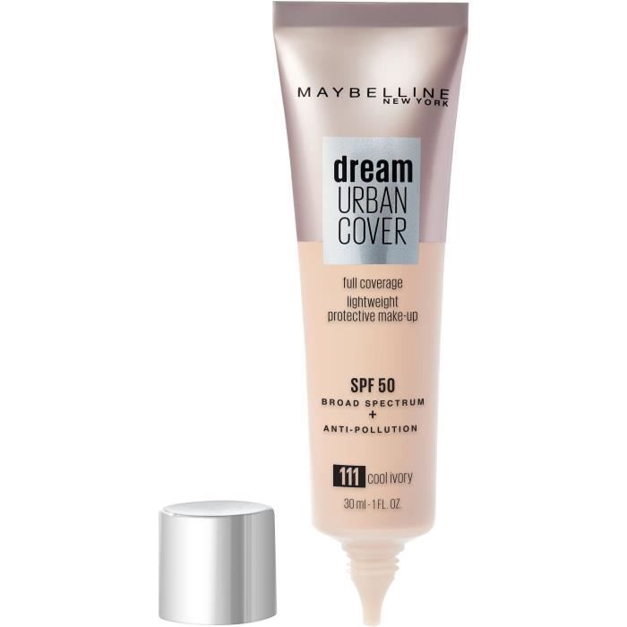 Produit shopeco.fr : Maybelline New York Dream Urban Cover Nu 111 Cool Ivory