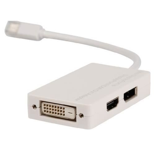 VALUELINE VLMP37460W0.20 Câble HDMI DVI-I 24 - Mâle - + 5 broches Femelle - 0.20 m - Blanc