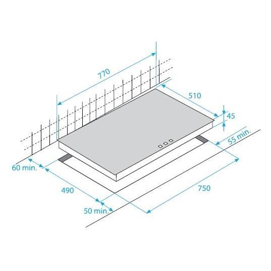  HIC85502T taque vitro-ceramique 77 cm sans c1
