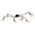 DALMA-Plafonnier 6 Spots Orientables L71cm Cuivre