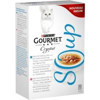 BOITES - PATÉES GOURMET Crystal Soup recettes au thon - Pour chat BOITES - PATÉES GOURMET Crystal Soup recettes au thon - Pour chat