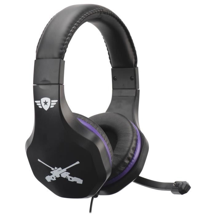 Casque Gaming avec micro Subsonic pour PS4, Xbox One, Switch et PC