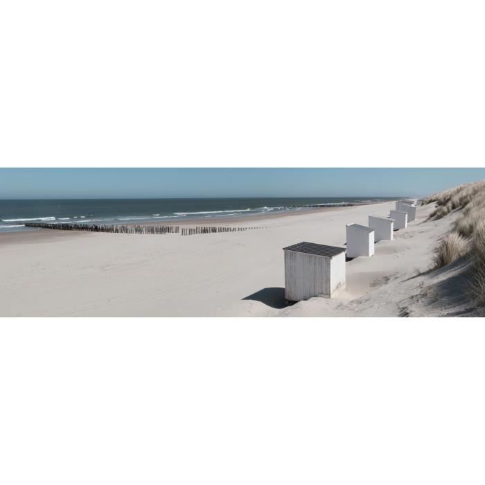 ARTIS Toile imprimée Cabane Bord de mer 30 x 97 cm