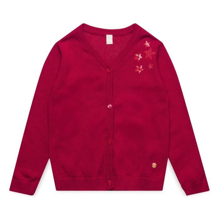 ESPRIT Cardigan Rouge Enfant Fille