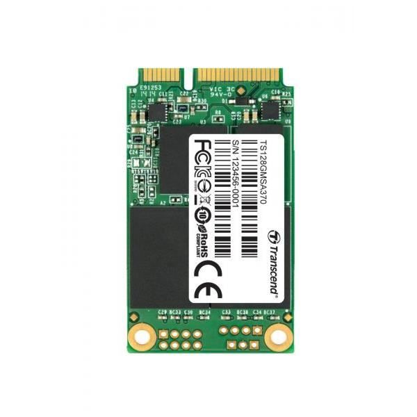 TRANSCEND Disque du interne MSA370 - SSD - 128 Go - SATA III 6Gb/s - mSATA - DDR3 DRAM