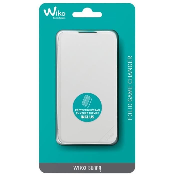 WIKO FOLIO WiCUBE WHITE+ Verre Trempé Lenny 3