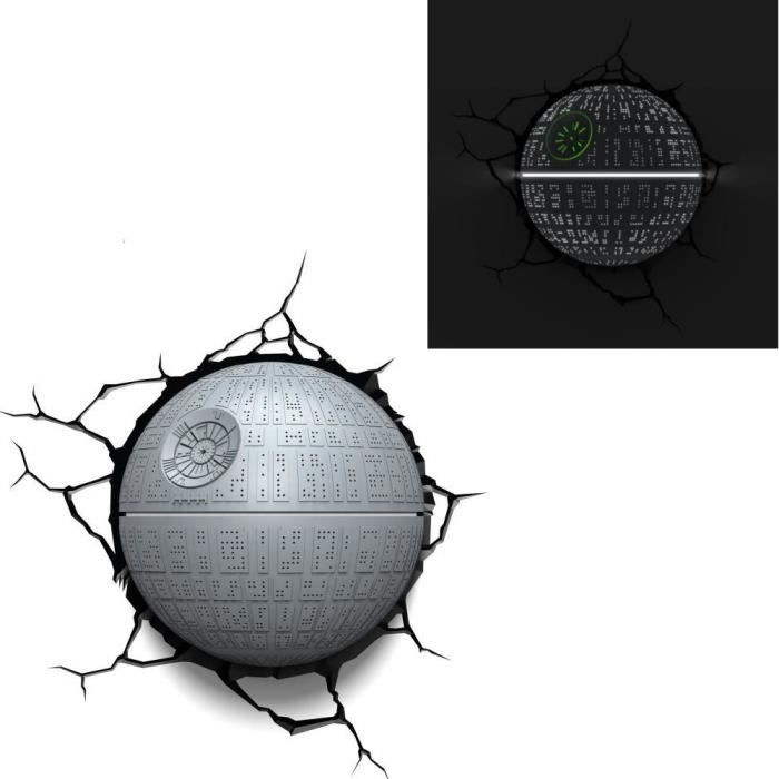 STAR WARS Lampe Décorative 3D Etoile Noire - Achat / Vente ...