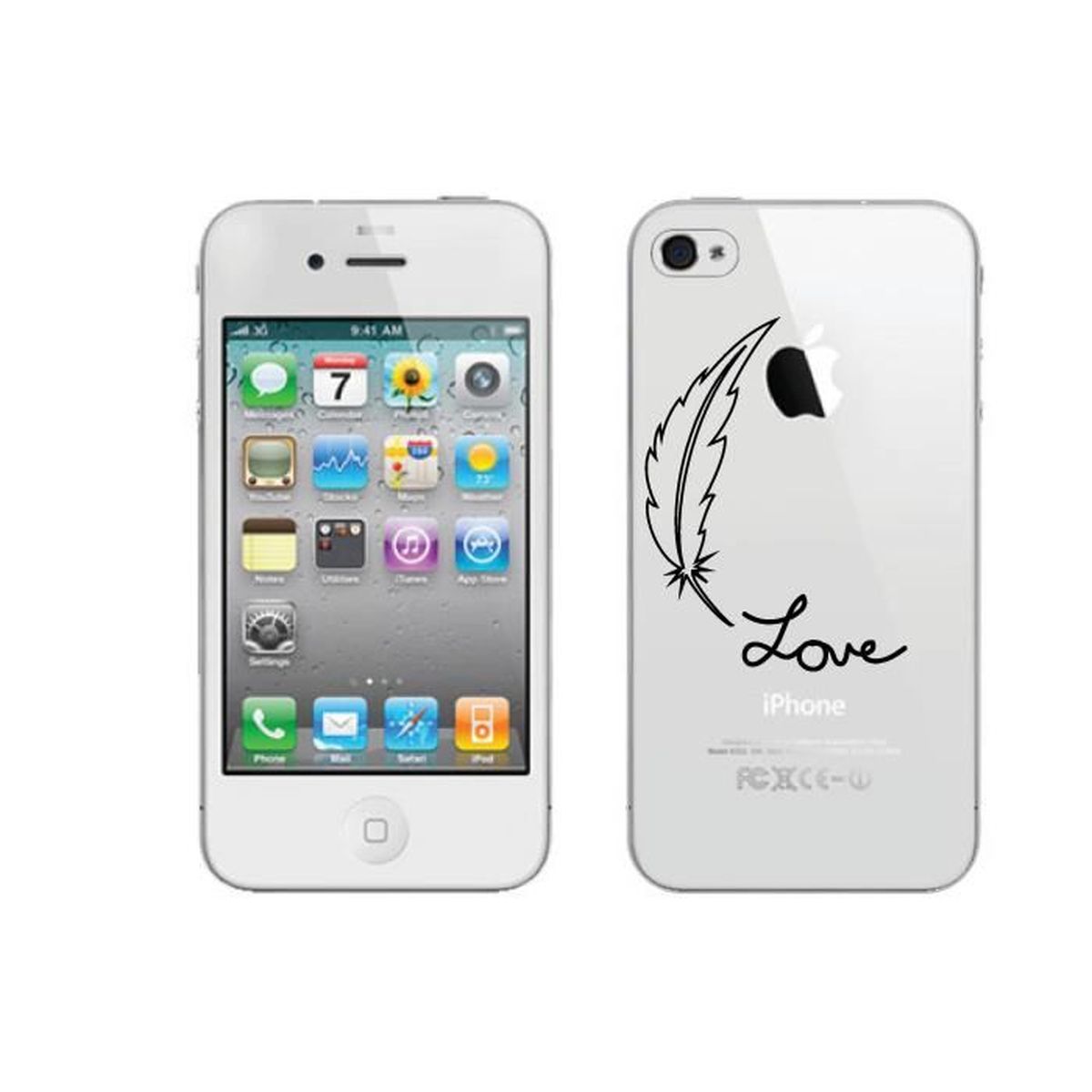 coque iphone 4 plume coque iphone 4 plume