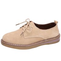 DERBY Femmes Sneakers Oxford Shoes Leather Suede Lace Up DERBY Femmes Sneakers Oxford Shoes Leather Suede Lace Up
