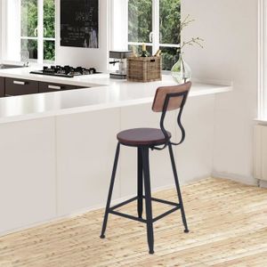 Haut Tabouret De À Dossier Avec Cuisine Industrielle Chaise Haut Tabouret De À Dossier Avec Cuisine Industrielle Chaise