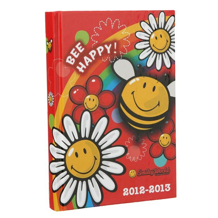 Collection Bee Happy. Coloris  rouge. Agenda 2012/2013, avec