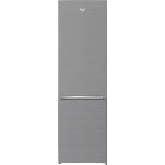 BEKO - RCNA355K20PT - Réfrigérateur combiné - 321L (231L + 90L) - Froid Ventilé - A+ - L59,5cm x H201cm - Inox