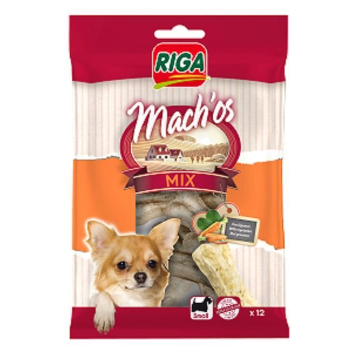 RIGA - MACH'OS MIX MINI OS AGGLOMÉRÉ CAROTTES ÉPINARDS X 12 - 100 G