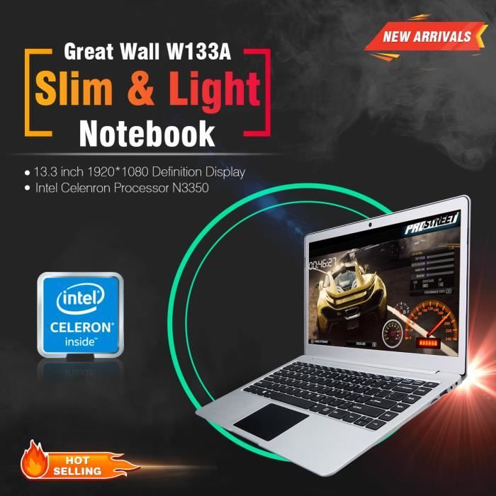 Great Wall W133A Ordinateur Portable 13.3 Pouces2