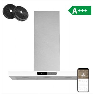 HOTTE Ciarra Hotte murale inclinée 380m³/h - Evacuation 