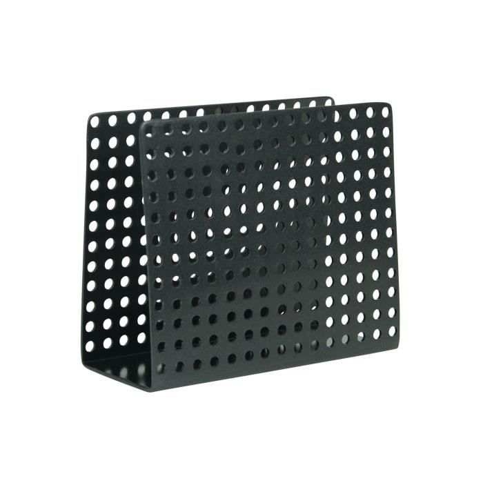 SP Porte-serviettes Metro - 15 x 12 x 6,5 cm - Noir