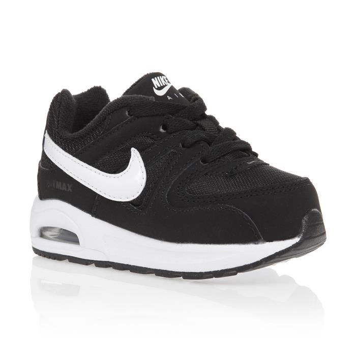 NIKE Baskets Air Max Command Flex - Bébé - Noir et Blanc