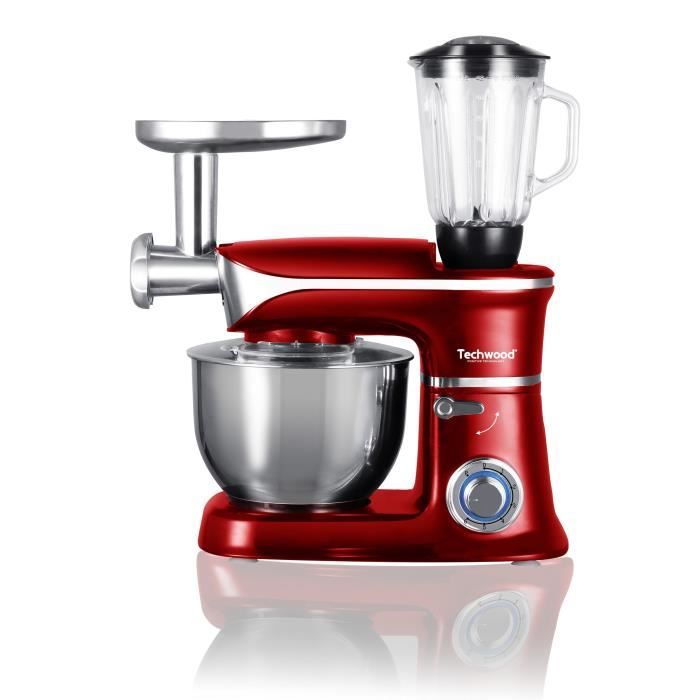 TECHWOOD TRP-1365 Robot pâtissier - Rouge