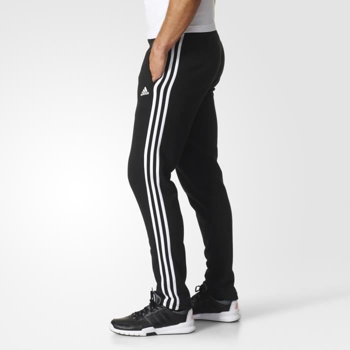 Adidas Pantalon Essentials 3 Stripes T Pnt Ft Homme Noir Prix Pas Cher Cdiscount