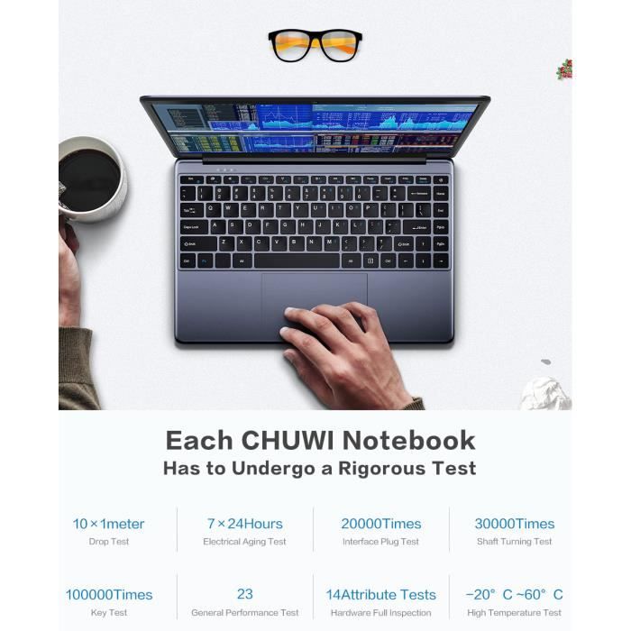 Ordinateur portable-CHUWI HeroBook PC Portable-14,1''2