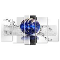 TABLEAU - TOILE Tableau Déco Abstrait Design Globes - 150x80 cm TABLEAU - TOILE Tableau Déco Abstrait Design Globes - 150x80 cm