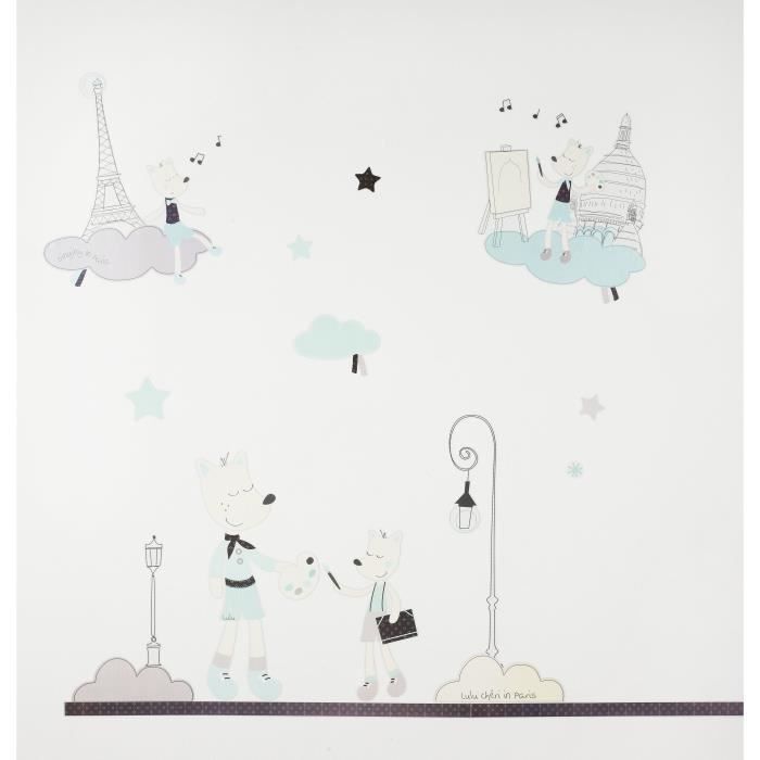SAUTHON BABY DECO Stickers muraux Lulu Chéri