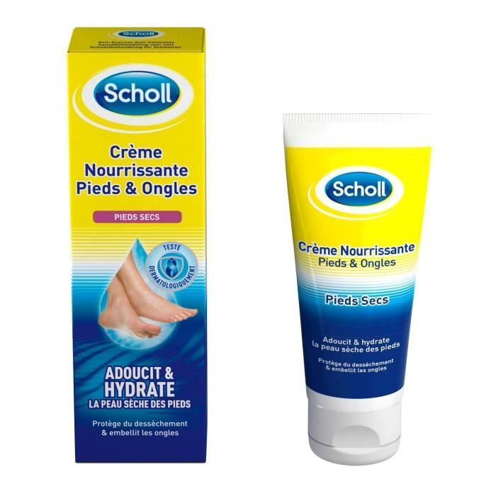 SCHOLL Crème hydratante pieds ongles - 75ml