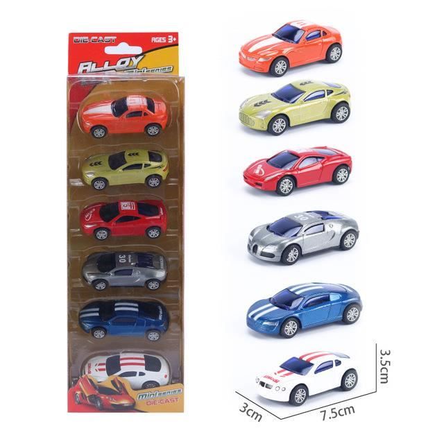 Mini Rehausseur Voiture Jouets Car À Voitures 6pcs Classiques Miniatures Friction OwXPkiZuTl