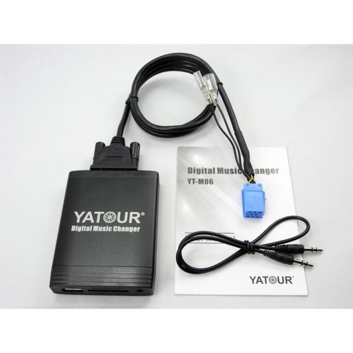 Usb Sd Adaptateur Mp3 Changeur Fiat 500 Bravo Punto Stilo
