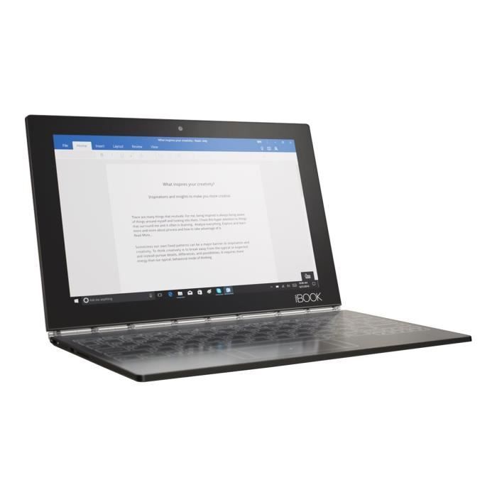 Lenovo YOGA Book ZA0W Tablette conception inclinable2