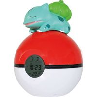 RÉVEIL ENFANT POKEMON Radio-Réveil Lampe Led Bulbasaur RÉVEIL ENFANT POKEMON Radio-Réveil Lampe Led Bulbasaur