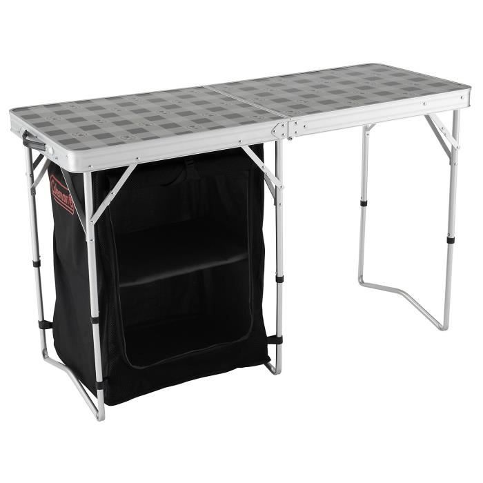 CAMPINGAZ Meuble Plein Air 2 en 1 Table & Armoire - 120 x 50 x 75 cm