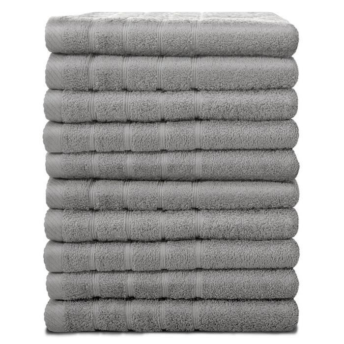 Lot de 10 serviette de bain - Achat / Vente pas cher Lot de 10 serviette de bain - Achat / Vente pas cher