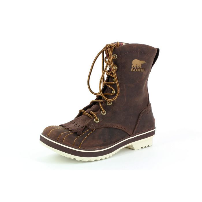 Camp 18 Leather Marron   Achat / Vente BOTTE Sorel Tivoli Camp 18