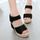 Femmes Mode de Tête De Poisson Talons hauts Wedge